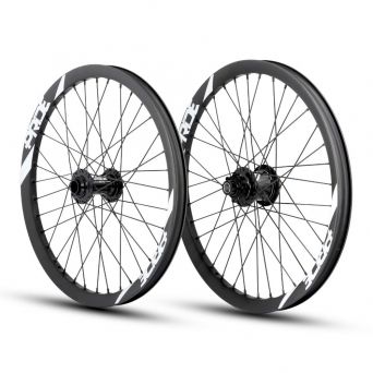 Wheels 20" (406) Pride Wave Matt White - Matrix 20/15mm - Black