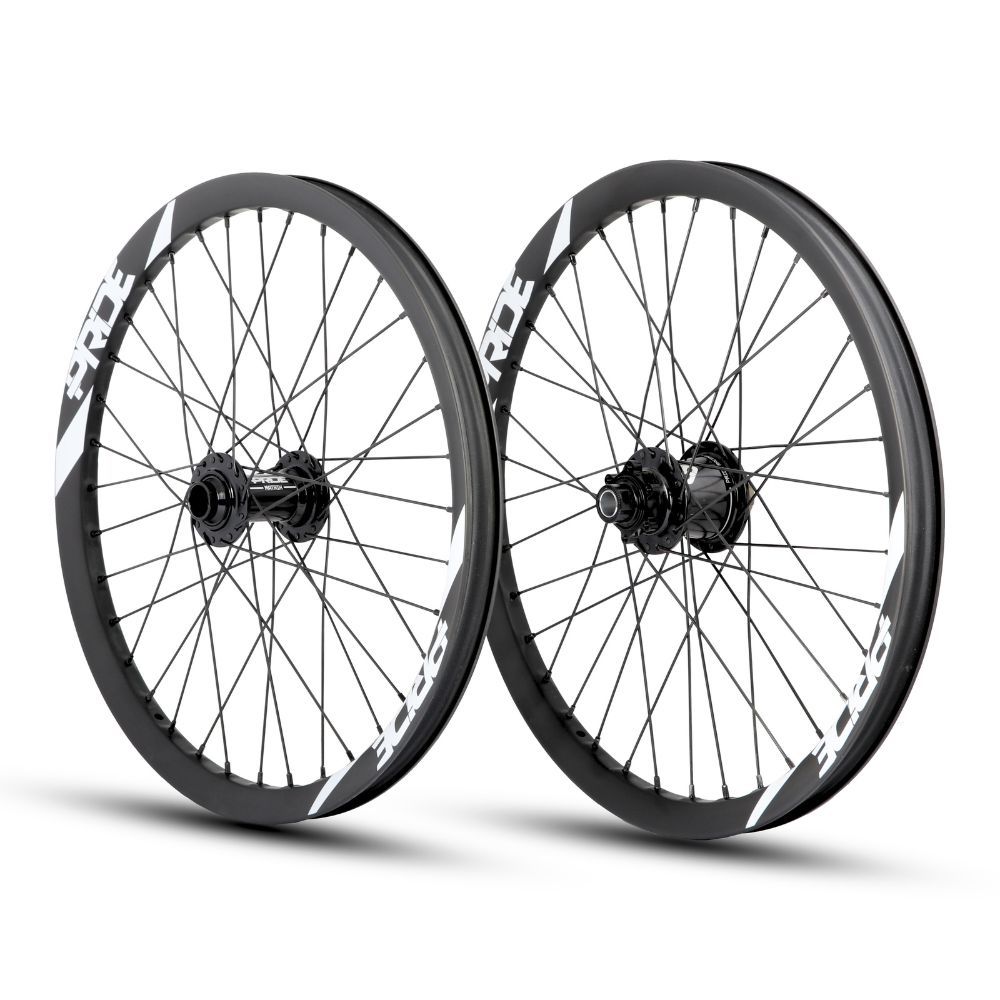 Wheels 20" (406) Pride Wave Matt White - Matrix 20/15mm - Black