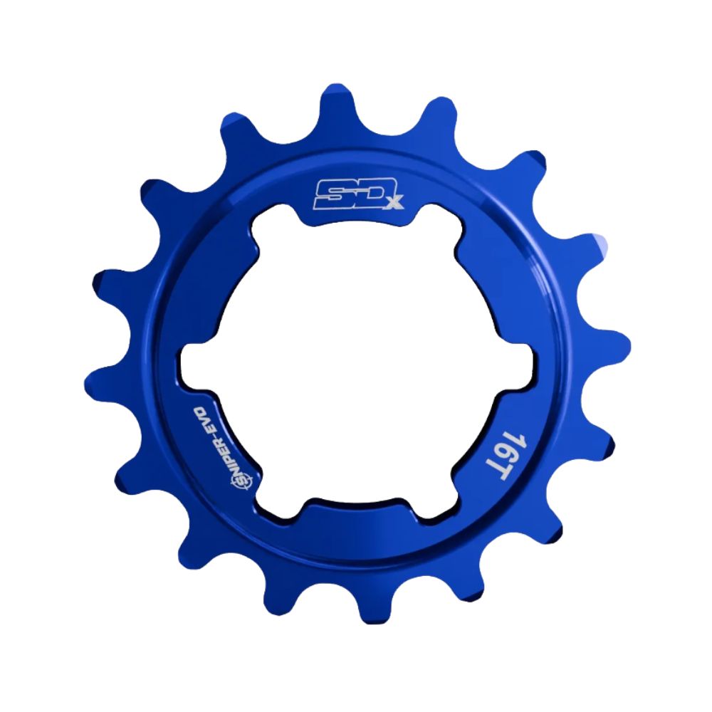 Pignon SD-X Sniper Evo- Aluminium - Blue
