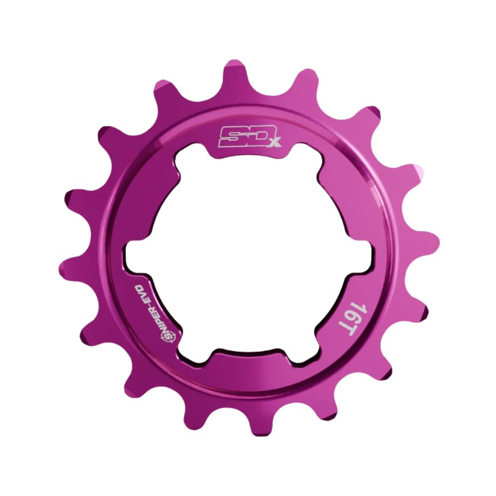 Pignon SD-X Sniper Evo- Aluminium - Pink
