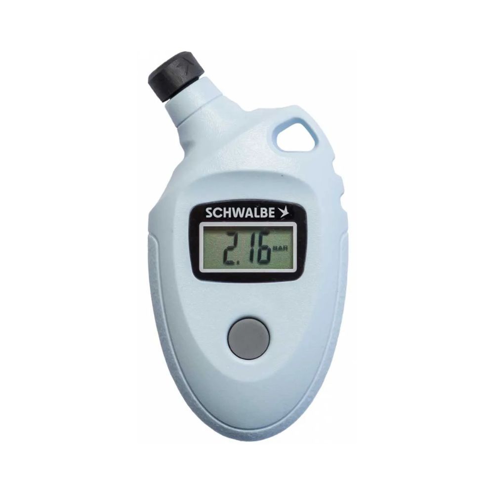 Schwalbe Digital Air Pressure Gauge - Skyblue