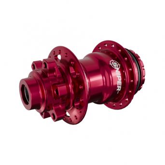 Moyeu Arrière SD-X Sniper Evo Pro - 15mm - 36H - Red