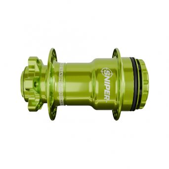 Moyeu Arrière SD-X Sniper Evo Pro HSX - 15mm - 36H - Lime