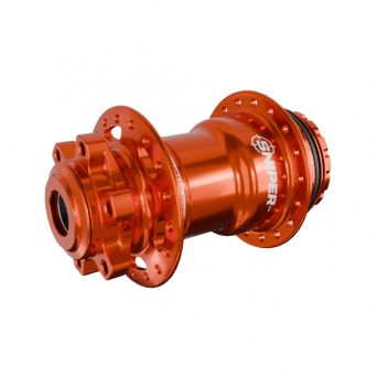 Moyeu Arrière SD-X Sniper Evo Pro HSX - 15mm - 36H - Orange