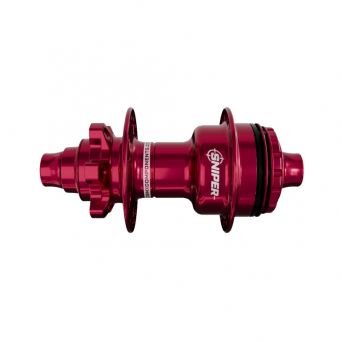 SD-X Sniper Evo Air Rear Hub - 10mm - 28H - Red