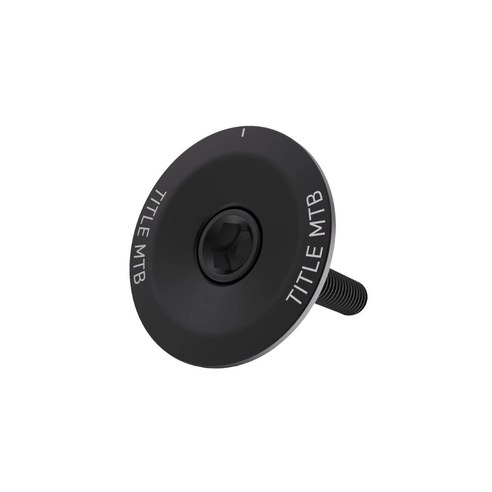 Top Cap Title - Black