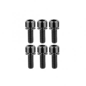 Title ST2 Titanium Bolts Kit (Pack 6) - Black