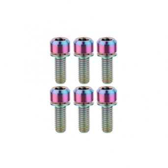Title ST2 Titanium Bolts Kit (Pack 6) - Oil Slick