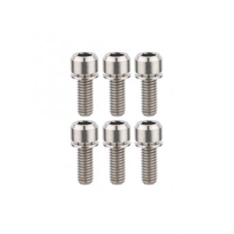 Title ST2 Titanium Bolts Kit (Pack 6) - Chrome
