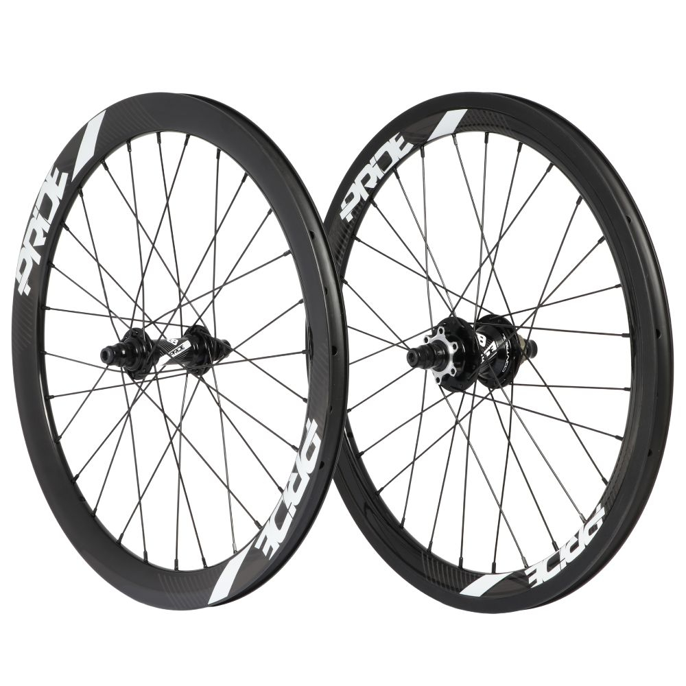 Roues 20" (451) Pride Gravity Gloss V-Brake/Disque - Pride Control V2 10/10mm Black