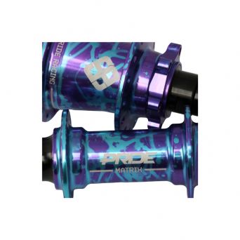 Pride Matrix Hubs Splash Blue/Purple - 20/10mm - 36H