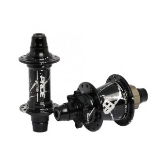 Moyeux Pride Matrix Splash Black/Silver - 10/10mm - 28H