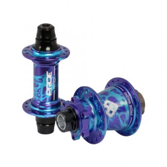Moyeux Pride Matrix Splash Blue/Purple - 10/15mm - 28H