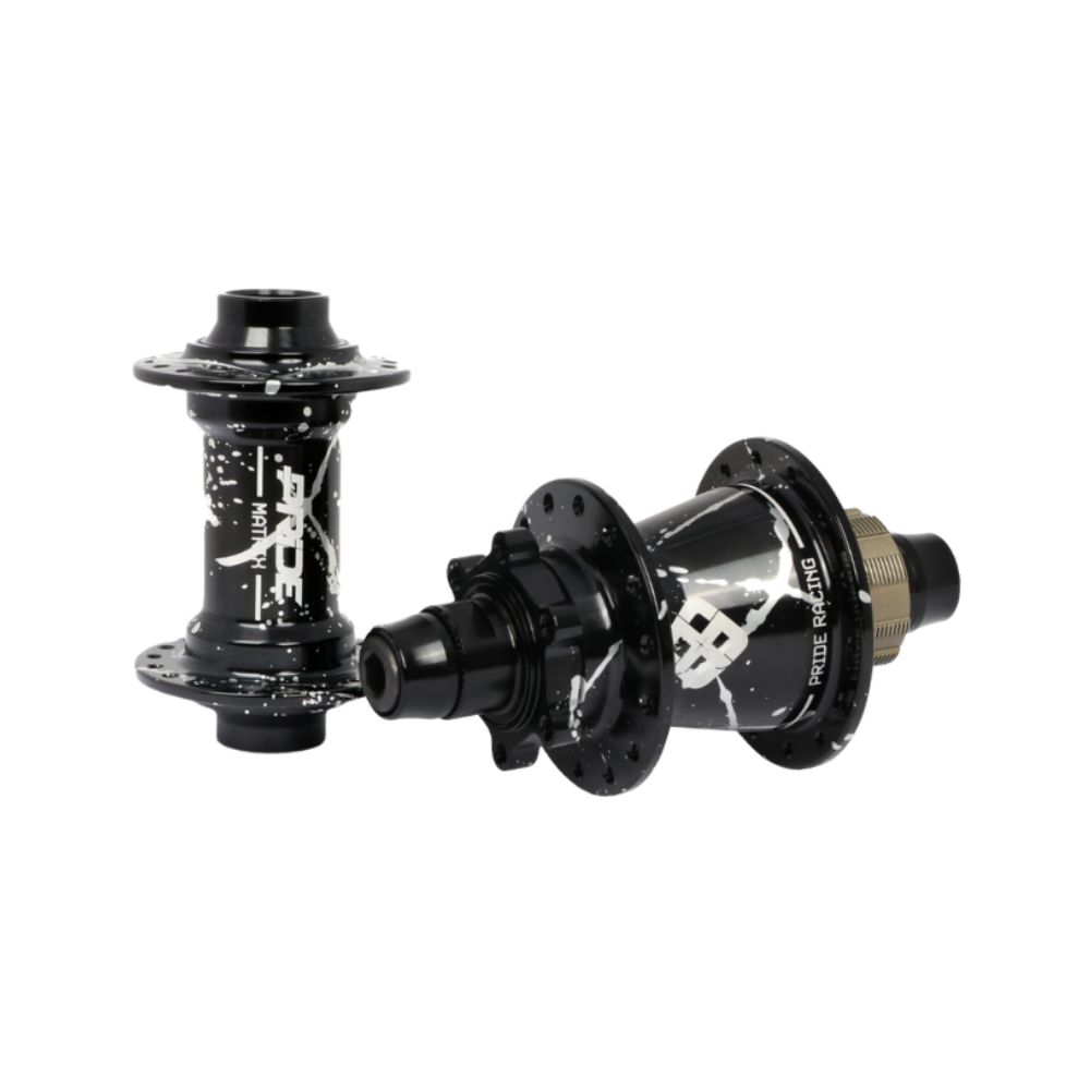 Pride Matrix Hubs Splash Black/Silver - 20/10mm - 36H