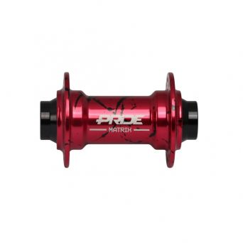 Pride Matrix Hubs Splash Red/Black - 20/15mm - 36H