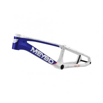 Kit Cadre/Fourche Meybo HSX Carbon 2026.5 - Matte Navy/Orange/White