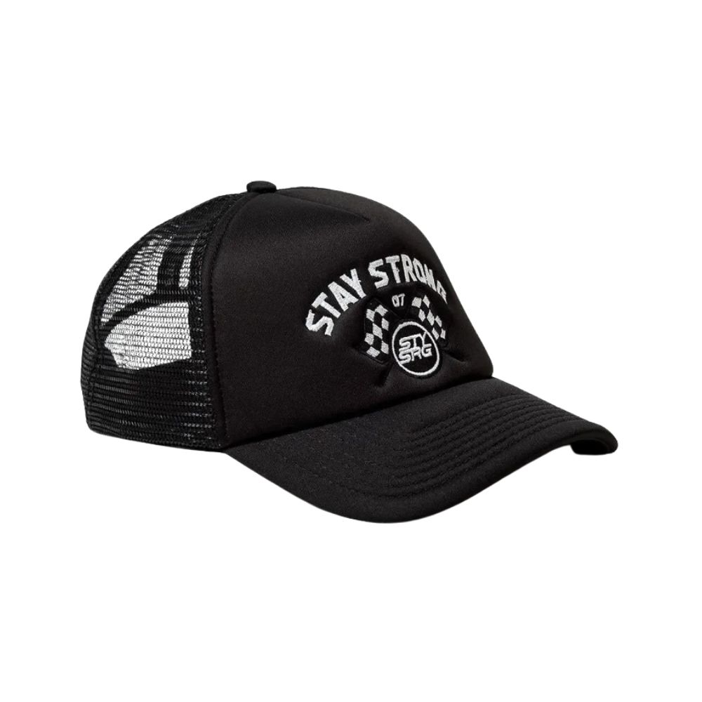 Casquette Stay Strong Speed & Style Trucker - Black