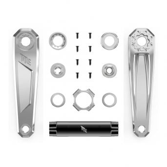 Pédalier Title CR1 - DH / Boost (Axe 145mm) - Chrome