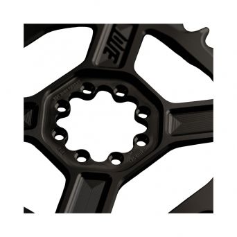 Title CR1 Chainring - DM 8 Bolts - Shimano 12S - Black