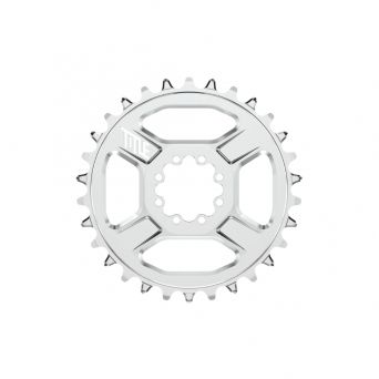 Couronne Title CR1 - DM 8 Vis - Shimano 12S - Chrome