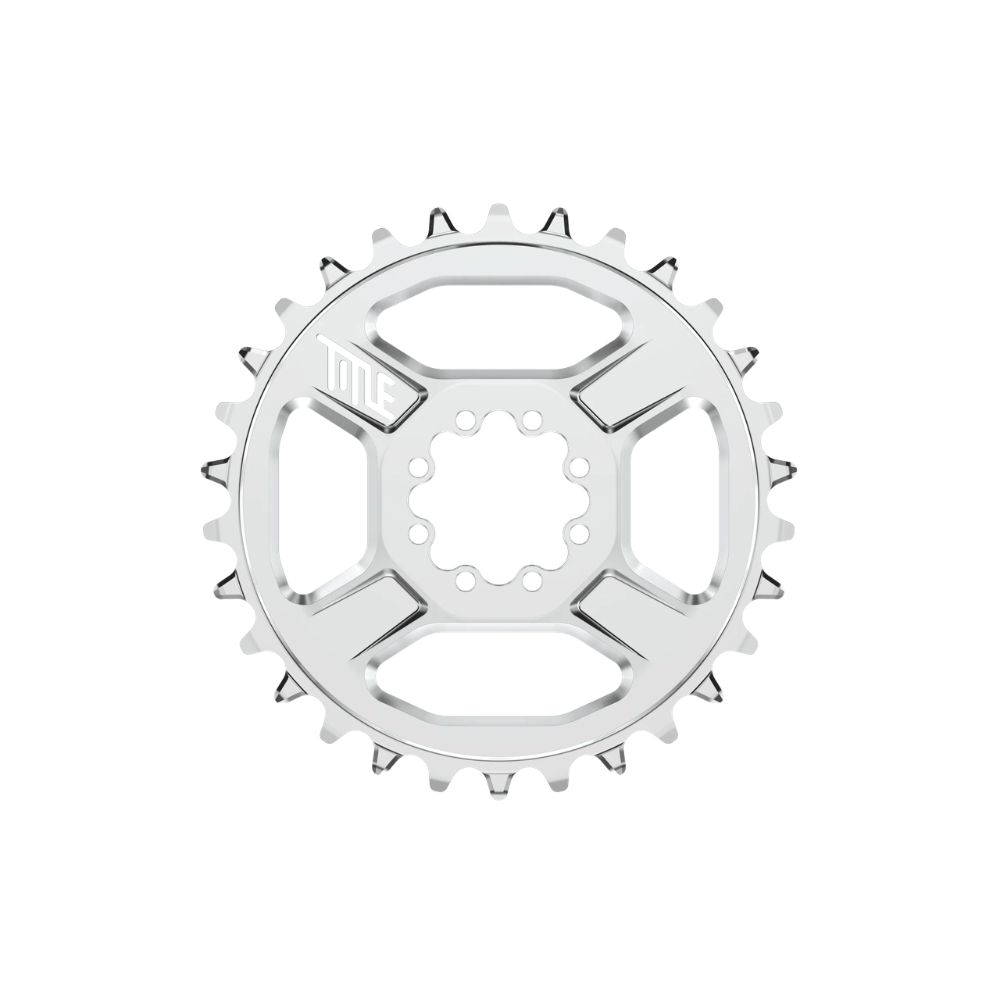 Couronne Title CR1 - DM 8 Vis - Shimano 12S - Chrome