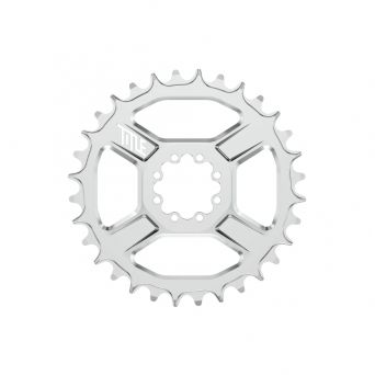 Title CR1 Chainring - DM 8 Bolts - Standard - Chrome