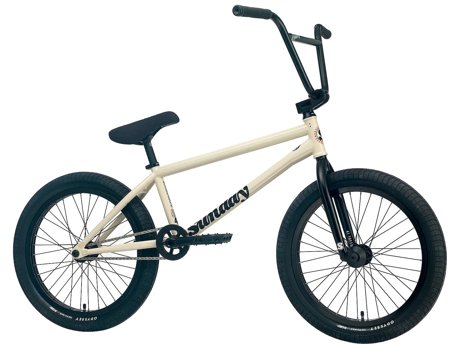 BMX freestyle BMX SUNDAY SOUNDWAVE SPECIAL 21'' GLOSS CLASSIC WHITE (YOUNG) RHD/LHD 2022 RHD